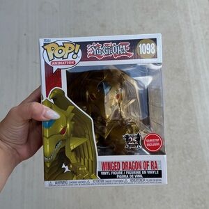Winged Dragon Of Ra Metallic FunkoPop! Gamestop Exclusive Yu-gi-oh #1098